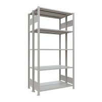 Doppelregal Stecksystem Premium durchladbar pulverbeschichtet