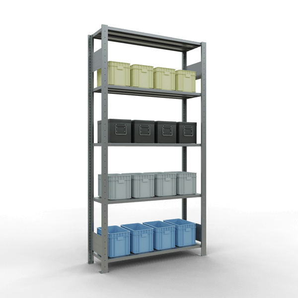 Fachbodenregal Stecksystem Premium beidseitig