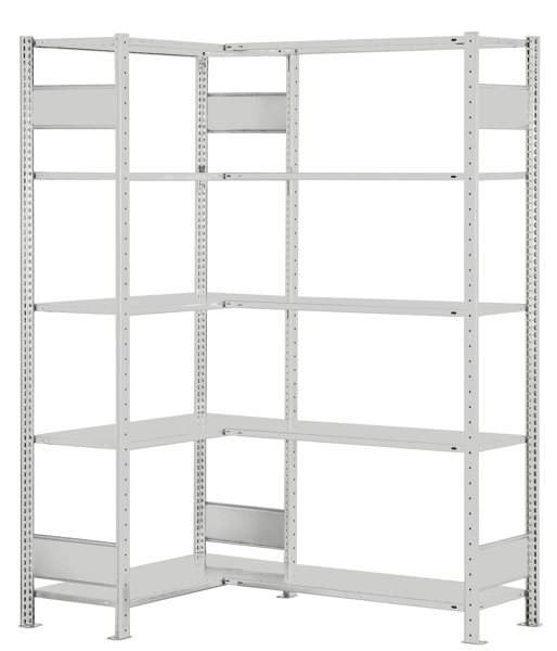 Eckregal Stecksystem Premium pulverbeschichtet