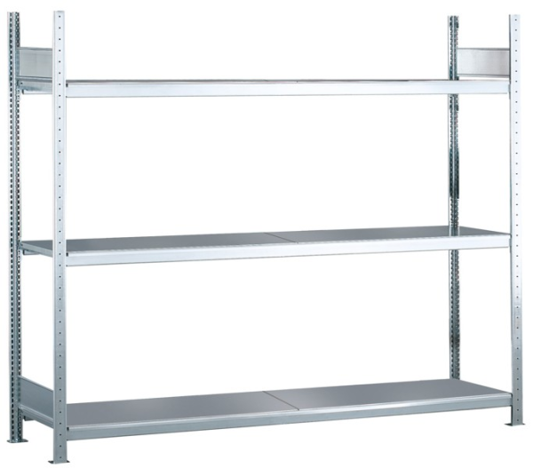 Weitspannregal WS2000 Premium Stahlpaneele