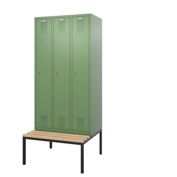 Spind mit untergebauter Sitzbank Comfort