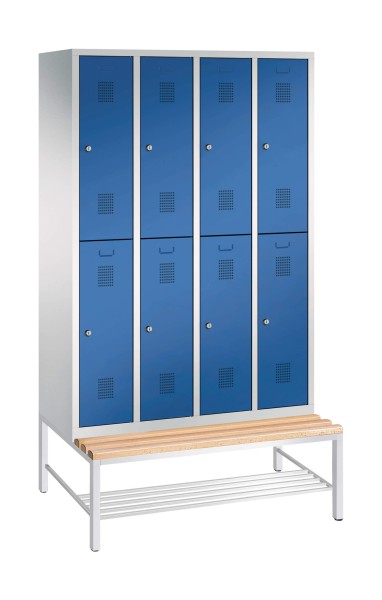 Doppelstockspind mit untergebauter Sitzbank Comfort