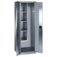 Edelstahl-Putzmittelschrank