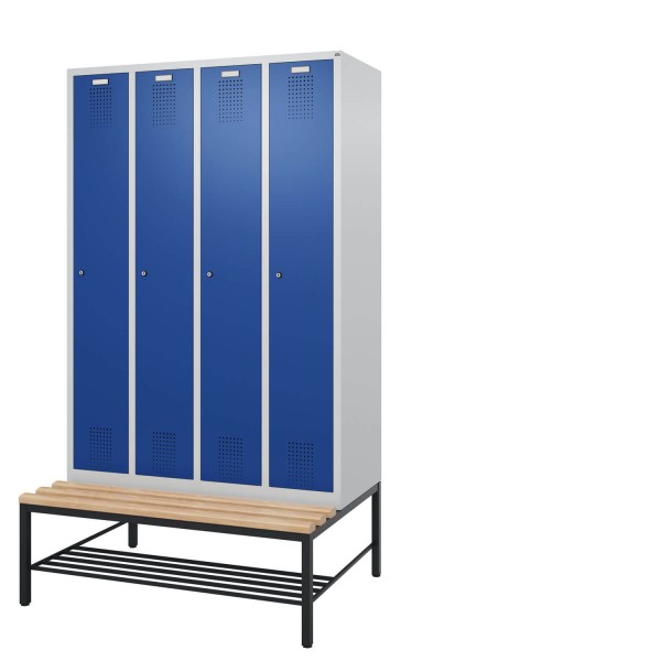 Spind mit untergebauter Sitzbank Comfort