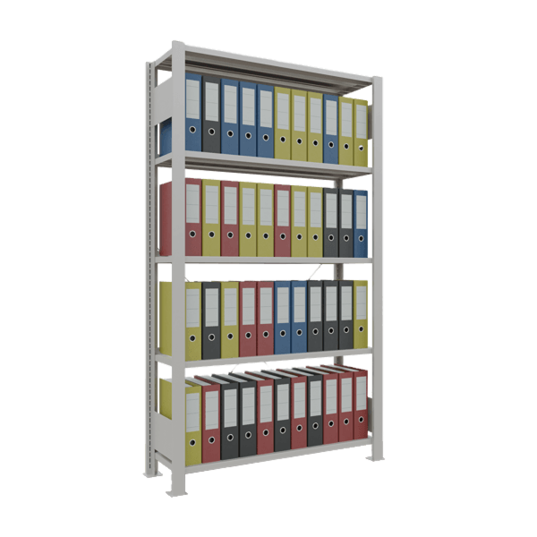 Büroregal Stecksystem Premium pulverbeschichtet