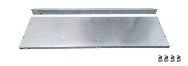 Fachboden Büroregal 750x300mm 85kg m. Anschlagleiste
