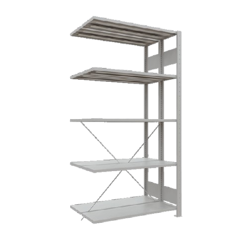 Doppelanbauregal Stecksystem Premium pulverbeschichtet