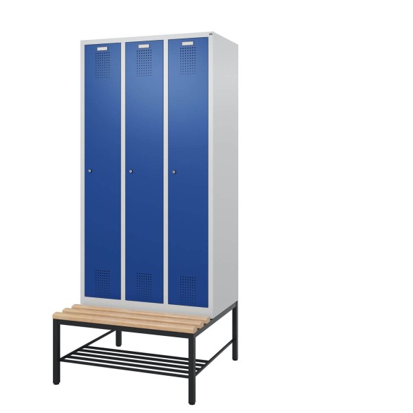 Spind mit untergebauter Sitzbank Comfort