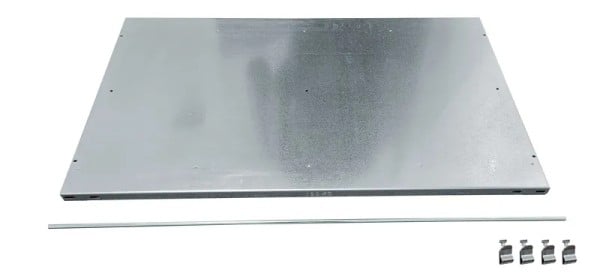 Fachboden Büroregal 1000x600 mm 150kg m. Anschlagleiste
