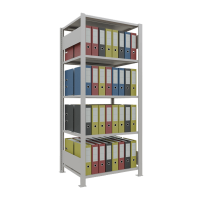 Büroregal Stecksystem Premium beidseitig pulverbeschichtet