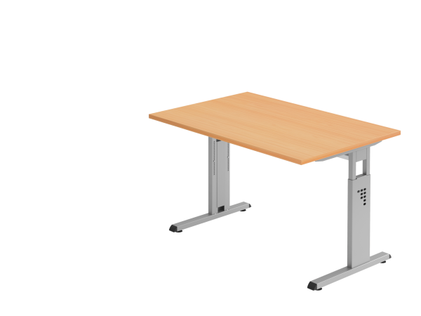 Büroschreibtisch C-Fuß höhenverstellbar
