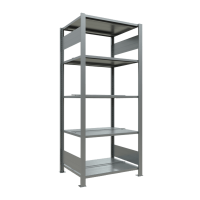 Büroregal Stecksystem Premium beidseitig