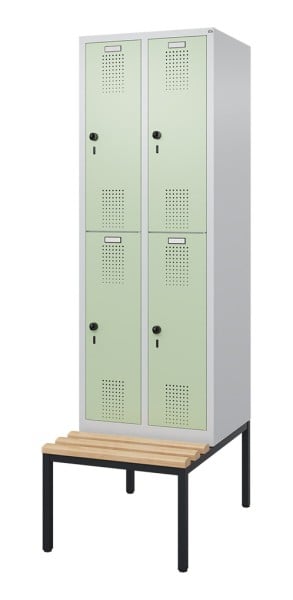 Doppelstockspind mit untergebauter Sitzbank Comfort