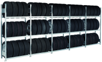 Containerregal-Set Räderregal Stecksystem Premium