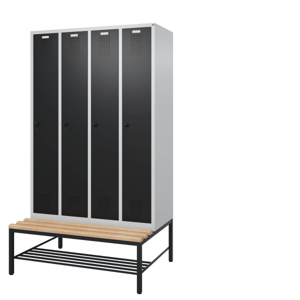 Spind mit untergebauter Sitzbank Comfort