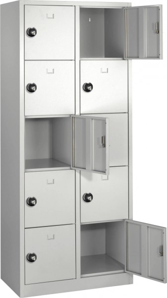 Fächerschrank mit Münzpfandschloss Basic