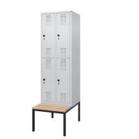 Doppelstockspind mit untergebauter Sitzbank Comfort