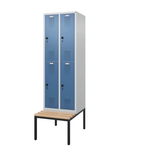 Doppelstockspind mit untergebauter Sitzbank Comfort
