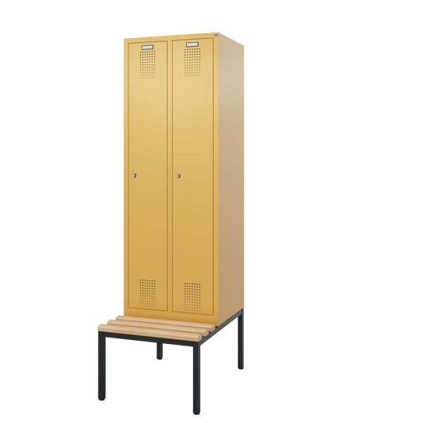 Spind mit untergebauter Sitzbank Comfort