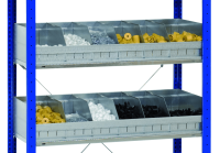 Schüttgutmulde f. Steckregal Premium 1300x500mm verzinkt
