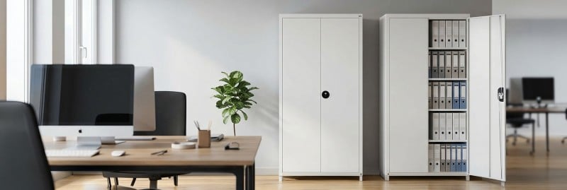 Aktenschränke bieten Sichtschutz auf Ihre Akten