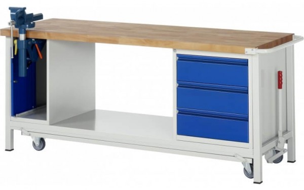 Mobile Werkbank absenkbar