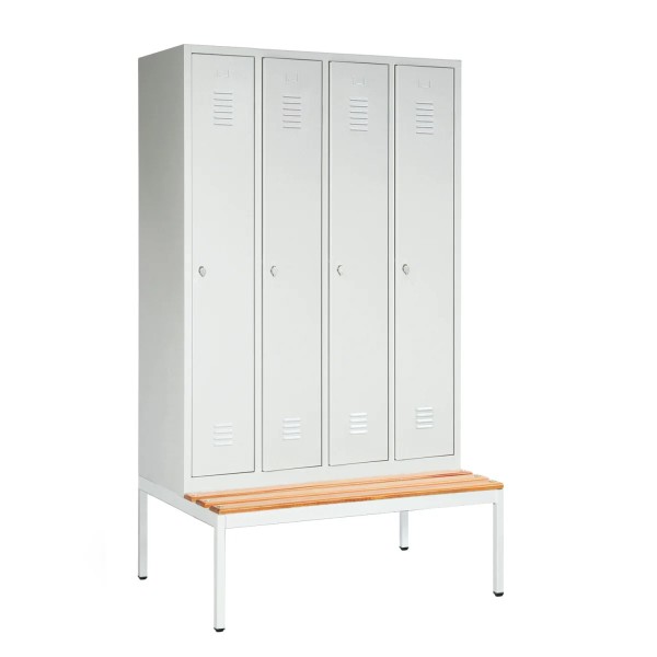 Spind mit untergebauter Sitzbank Basic