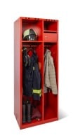 Feuerwehrspind Schwarz-Weiß-Trennung Links 400mm/Rechts 300mm