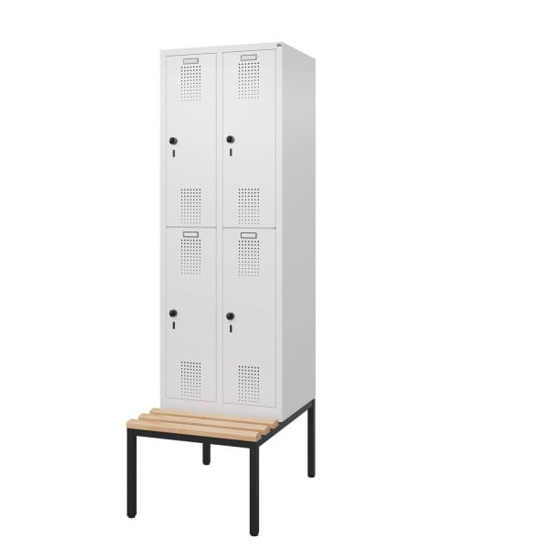Doppelstockspind mit untergebauter Sitzbank Comfort