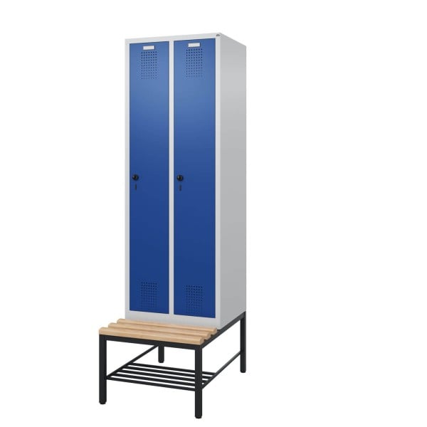 Spind mit untergebauter Sitzbank Comfort