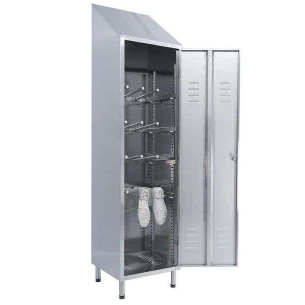 Edelstahl Stiefelschrank