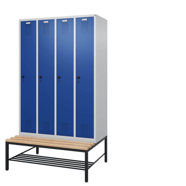 Spind mit untergebauter Sitzbank Comfort