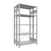 Doppelregal Stecksystem Premium pulverbeschichtet